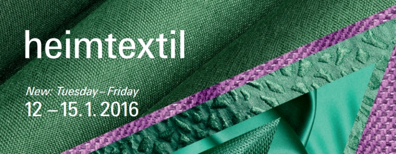 Starptautiskajā mājas interjera un dizainaizstādē "Heimtextil"